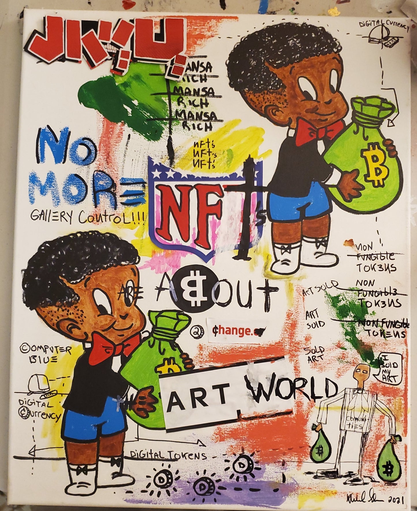 "Bitcoin Bilal sells Digital Artwork online"