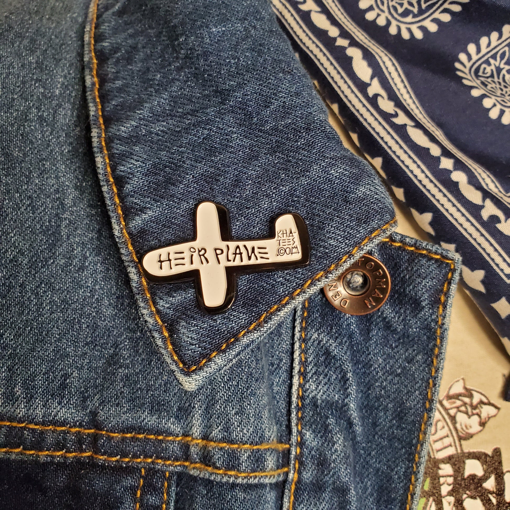 "HEIR PLANE" pin image 3